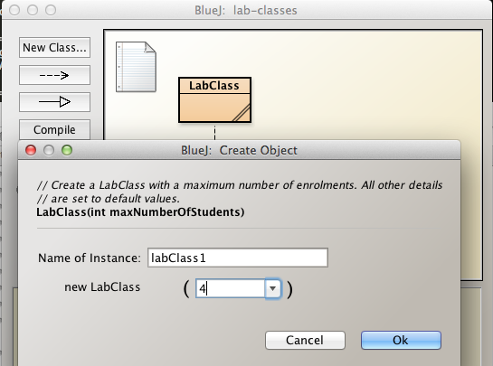 Figure 1: LabClass instantiation