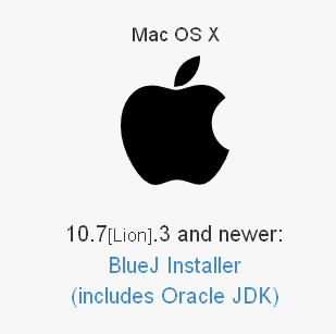 BlueJ + Oracle JDK installer for Mac OSX Lion 10.7.3 and later