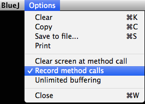 Figure 2: Record Method calls