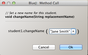 Figure 4: Change student name