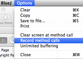 Figure 6: Record method calls