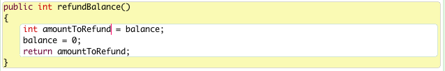 Figure 1: New Method refundBalance