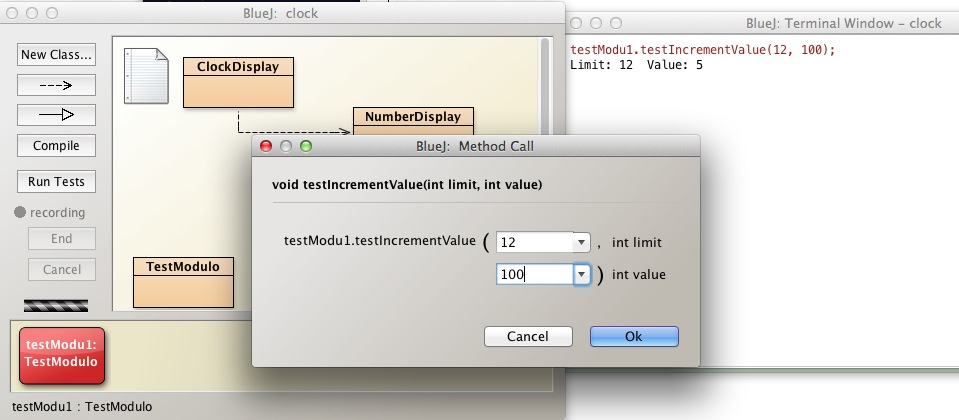 Figure 2: Clock arithmetic test