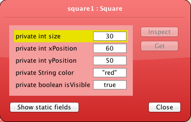 Figure 5: State window object