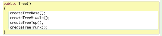 Figure 6: Methods invoked from within default constructor