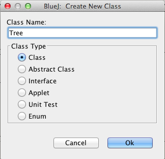 Figure 1: Create New Class