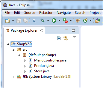 Eclipse ShopV2.0 Project