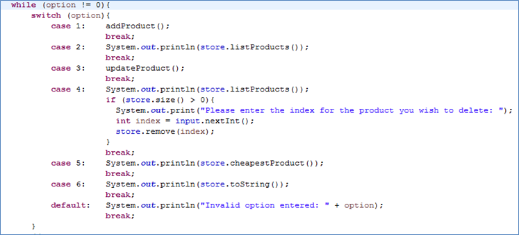 switch - some repeated code