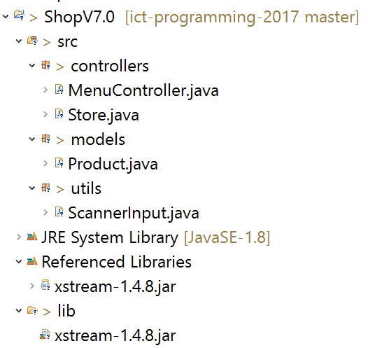 ShopV7.0 project structure