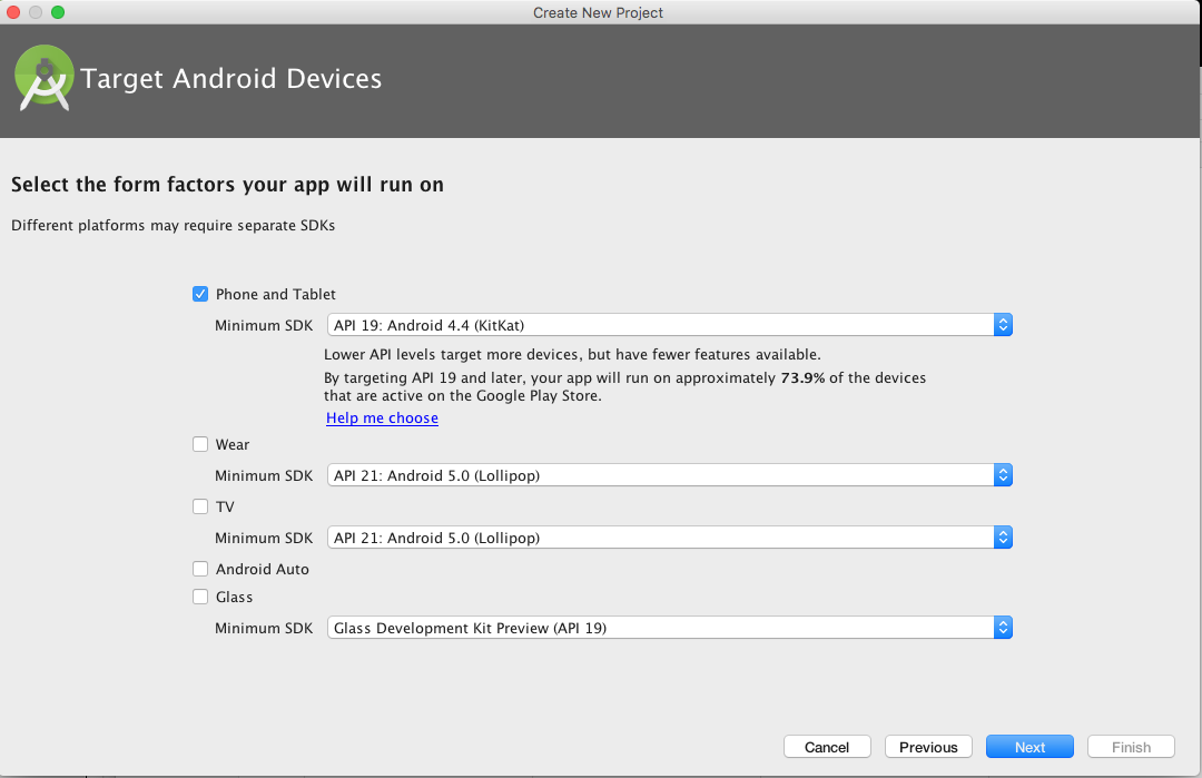 Figure 3: Select form factor and platform