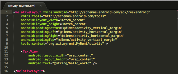 Figure 4: Legacy activity_layout.xml